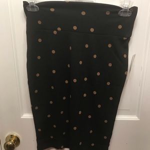 Pencil skirt with polka dots NWT